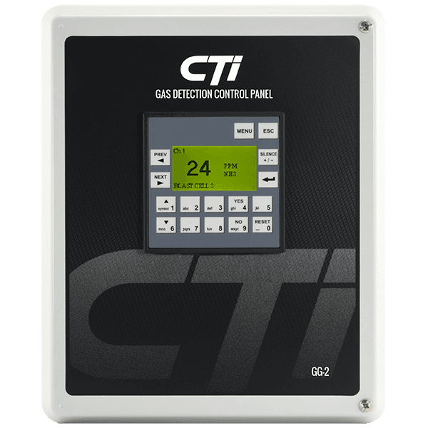 CTI GG-2 Gas Detection Control Panel, Two-Channel