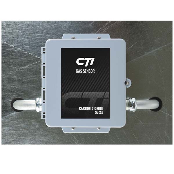 CTI GG-CO2-5-DM Gas Sensor, Carbon Dioxide (CO2), 0-5%, 4-20mA Output, Duct Mount