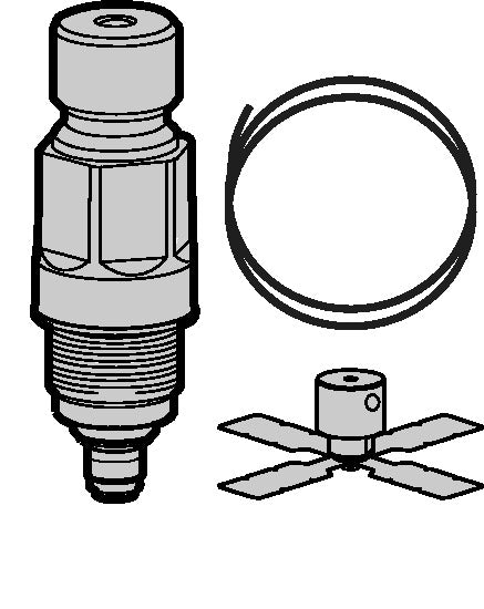 Danfoss AKS 4100U Process Connection Kit, 197\ Cable with Counterweight"