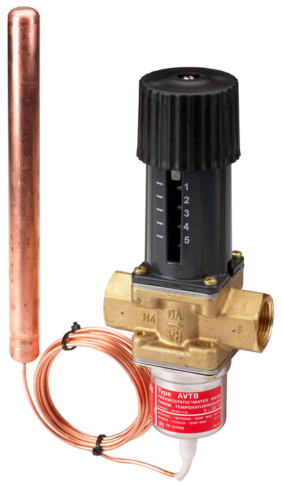 Danfoss AVTB PN16 25 1'' NPT 50-90°C with 2m Capillary
