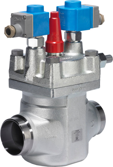 Danfoss Gas-Powered Valve with 2-Step Opening ICLX 40, 1 1/2-inch BW Connection, NC/NO Pilots (without Coils)