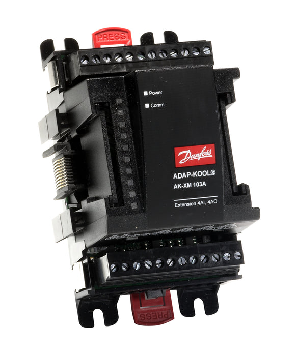 Danfoss AK-XM 102B Control Module, 8 Digital Inputs, High Euro Connector