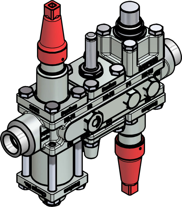 Danfoss ICF 20-6 5B Valve Station, 3/4-inch SW with S-GL ICA