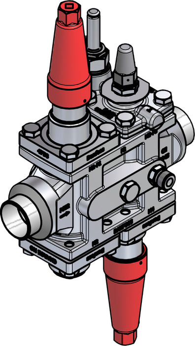 Danfoss ICF SS 25-4 Valve Station, 1-1/4 inch Butt Weld, ANSI Sch 40