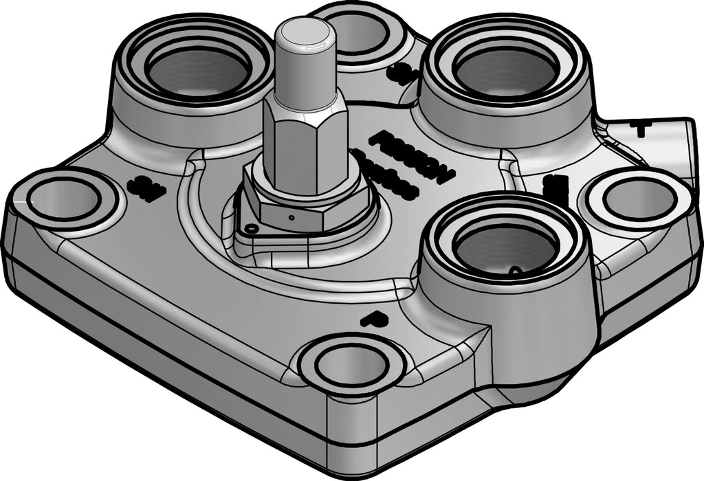 Danfoss ICS 80 Top Cover with 3 Pilots (Pilot Valves Not Included)