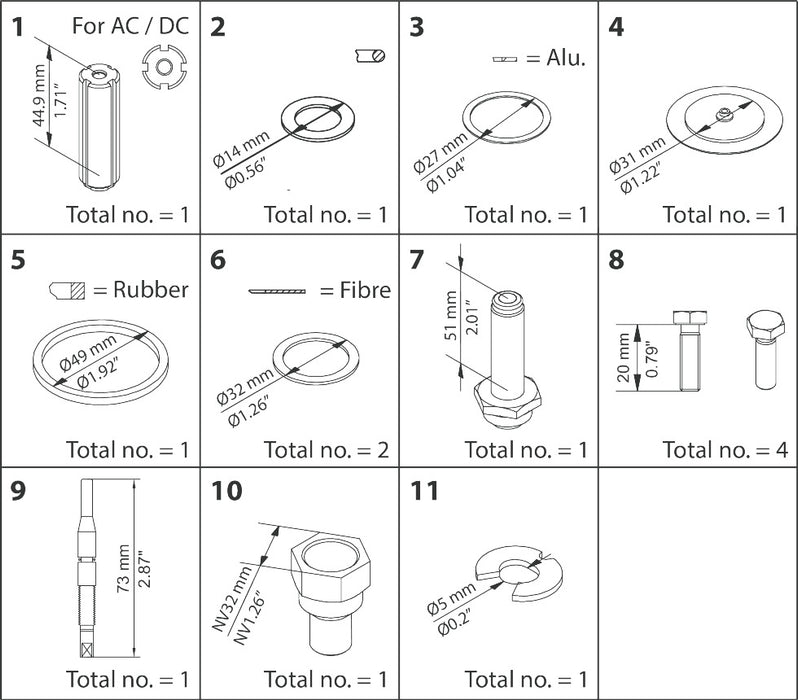 Danfoss Overhaul Kit for EVRA/EVRS 15