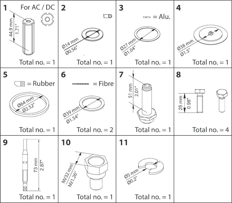 Danfoss Overhaul Kit for EVRA/EVRS 20