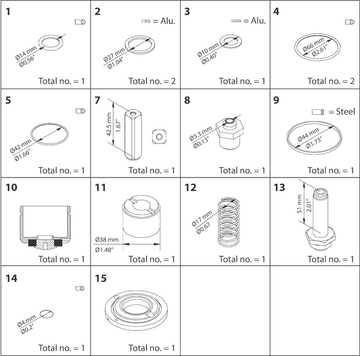 Danfoss Overhaul Kit for EVRA/EVRS 40