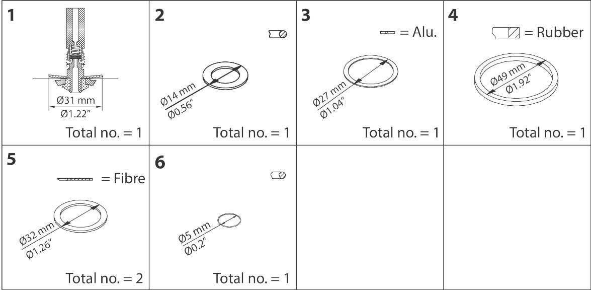 Danfoss Repair Kit EVRAT EVRST 15