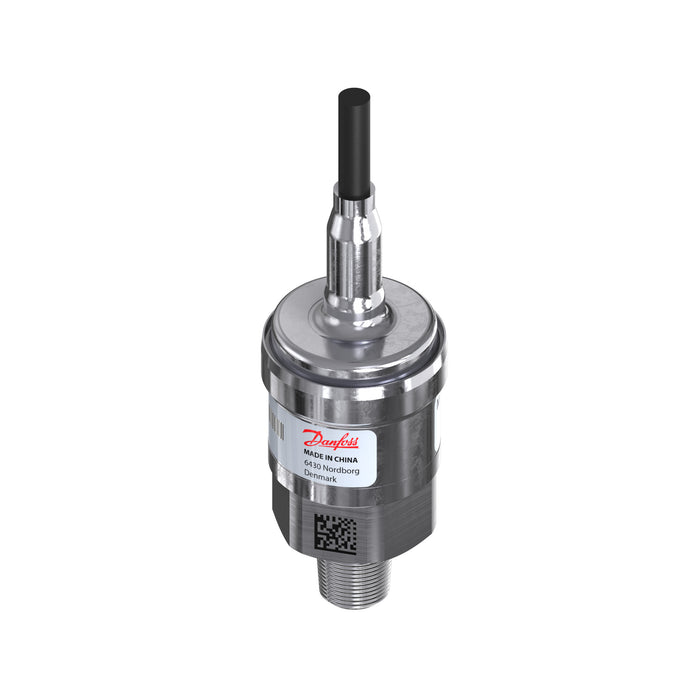 Danfoss AKS33 Pressure Transmitter 29.5HG to 493PSIG, 2m Cable, 1/4 MPT, 4-20mA Output