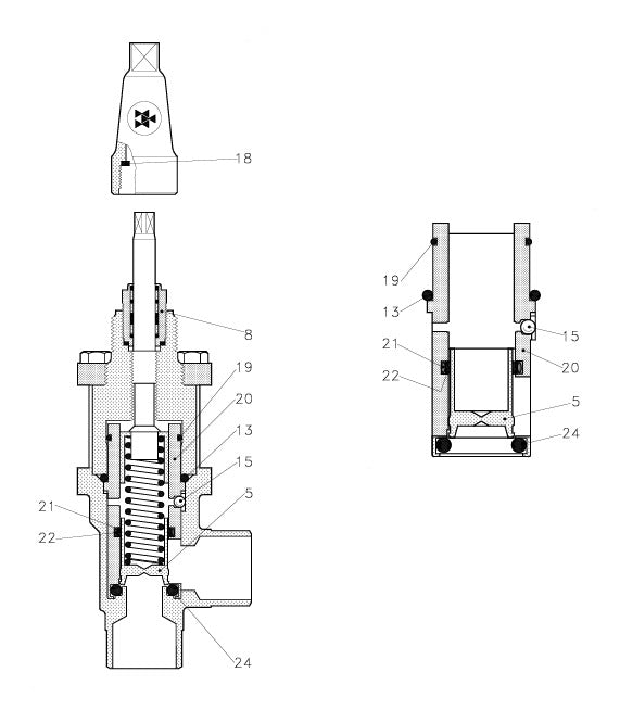 Danfoss Spare Parts OFV 25 (Incl. Guide)