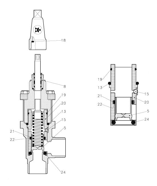 Danfoss Spare Part OFV 20 (Incl. Guide)