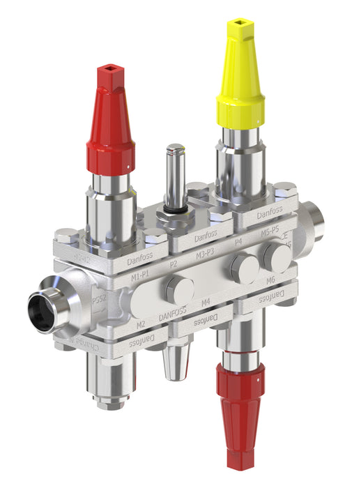 Danfoss ICF SS 20-6/1RA-1 Valve Station, 1 in, Stainless Steel, Butt Weld, ANSI Sch 40