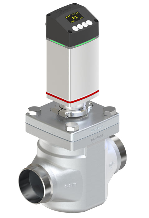 Danfoss Motorized Exp. Valve ICM 65 A with 2 1/2 SOC Connection and ICAD 1200A Motor