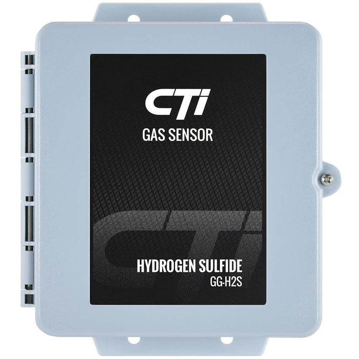 CTI GG-H2S-50-ST Gas Sensor, Hydrogen Sulfide (H2S), 0-50ppm, 4-20mA Output, Stainless Steel Enclosure