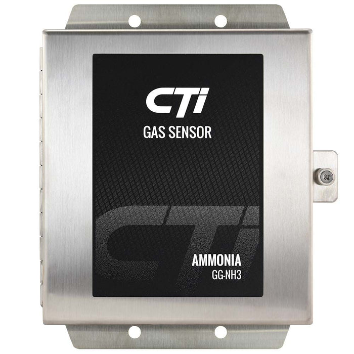 CTI GG-NH3-100-ST Gas Sensor, Ammonia (NH3), 0-100 ppm, Stainless Steel Enclosure