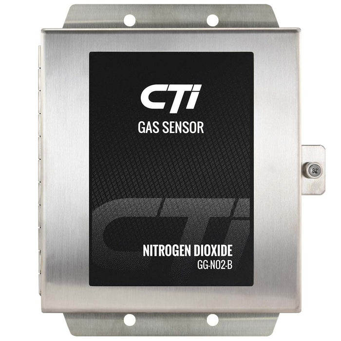 CTI GG-NO2-B-10 Gas Sensor, Nitrogen Dioxide (NO2), 0-10 ppm, Stainless Steel Enclosure