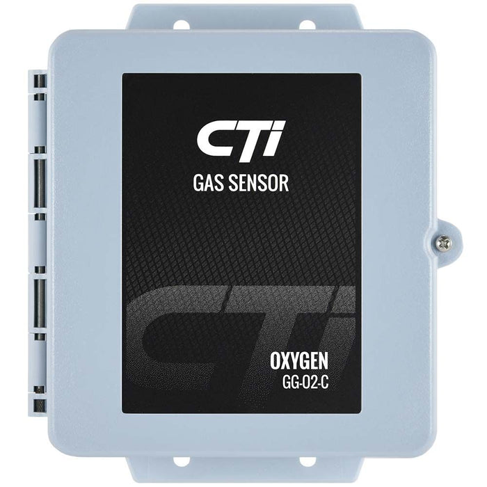 CTI GG-O2-C0 Gas Sensor, 0-25% Oxygen, Rugged Design, 4-20mA Output