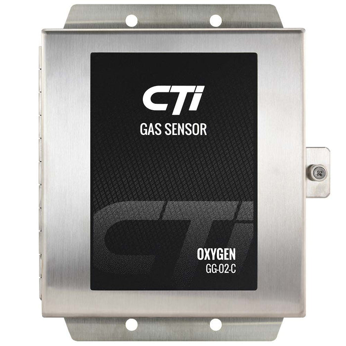 CTI GG-O2-C0 Gas Sensor, 0-25% Oxygen, Stainless Steel Enclosure