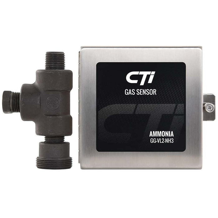 CTI GG-VL2-NH3 Gas Sensor, Vent Line, Catalytic Bead, 0-1%, 4-20 mA Output