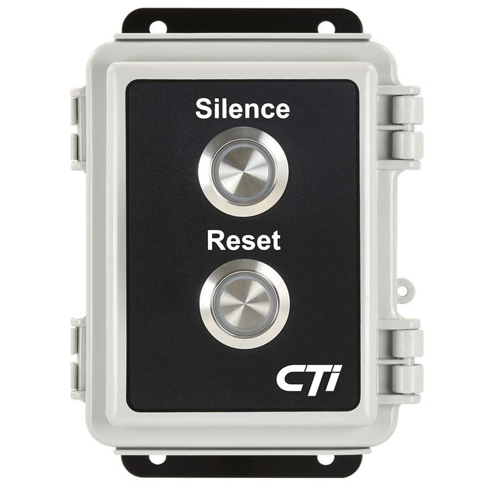 CTI SB-SR1 Remote Silence and Reset Switch, 24 VDC, IP66, NEMA 4