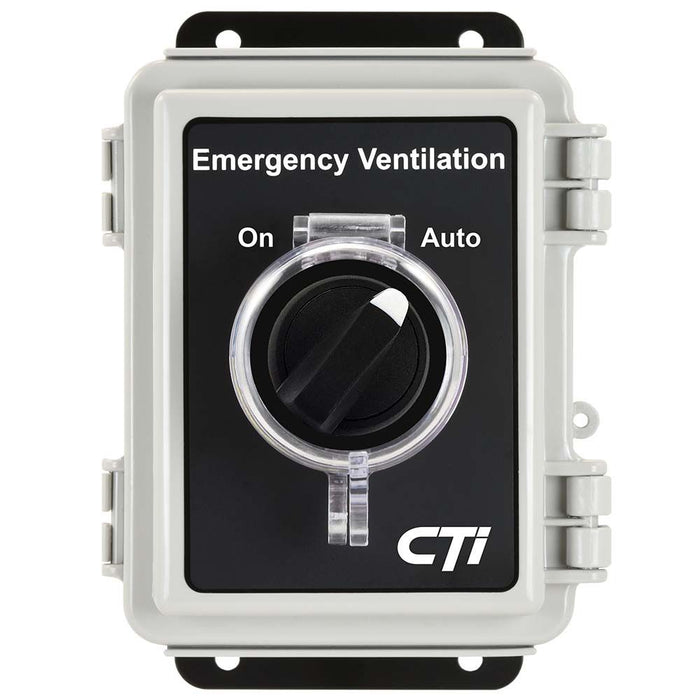 CTI SB-VS1 Emergency Ventilation On/Auto Switch, 120 VAC/24 VDC