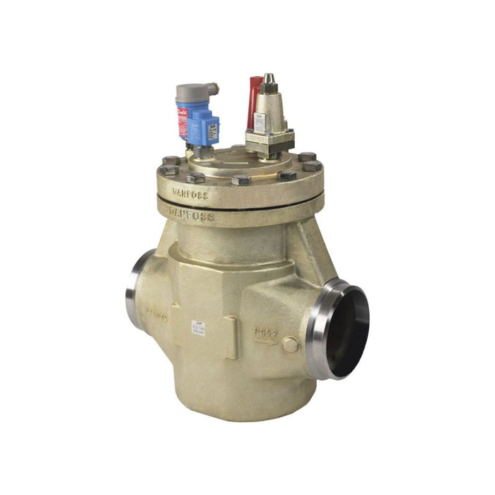 Danfoss ICS 125-5 Complete Valve without Pilots, Includes 2 Pilot Blanking Plugs